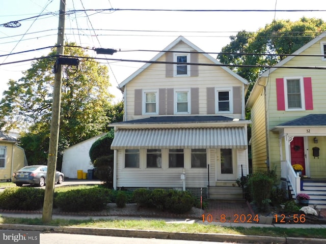 view of front of home