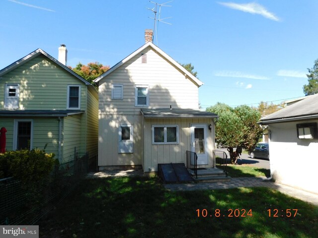 view of rear view of property