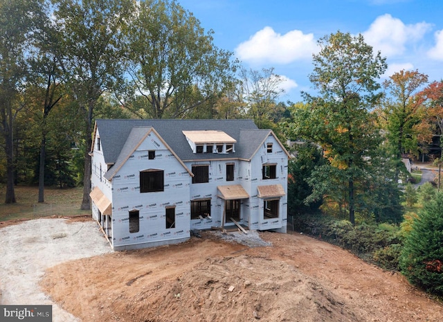 view of property in mid-construction