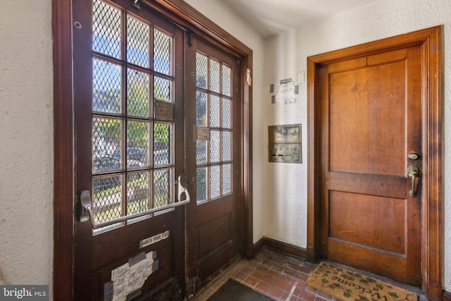 view of doorway to outside