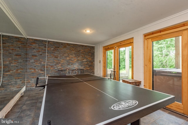 116 Wisp Mountain Rd, Mc Henry, MD 21541 - playroom with crown molding