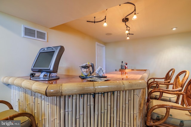 bar with bar area and visible vents