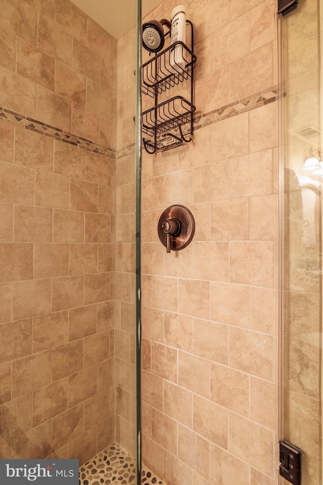 bathroom with walk in shower