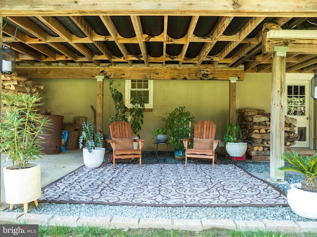 view of patio