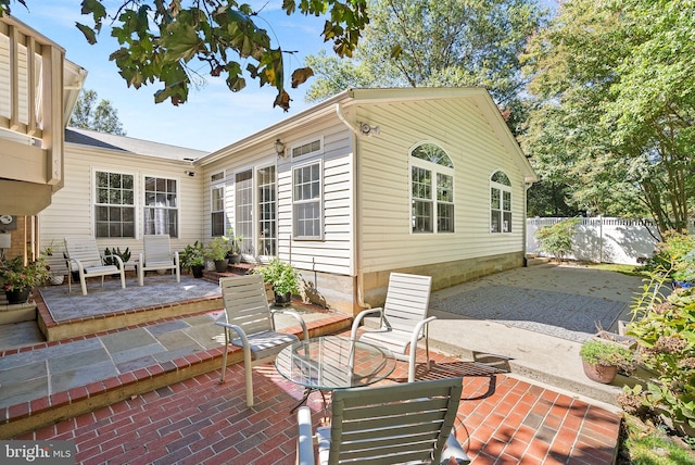 view of patio / terrace featuring an outdoor hangout area