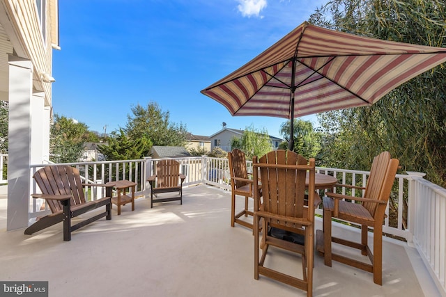 view of patio