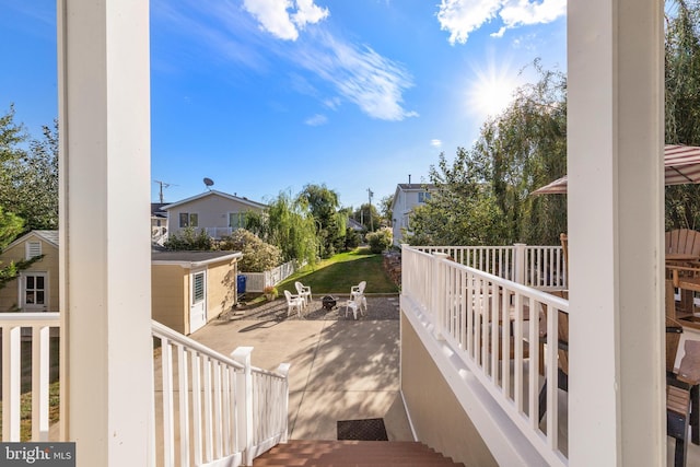 exterior space featuring a patio