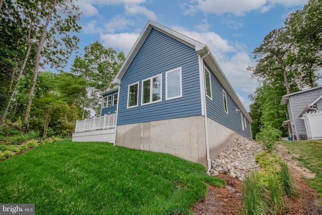 1 Tiller Ln, Ocean Pines, MD 21811 - view of home's exterior with a lawn