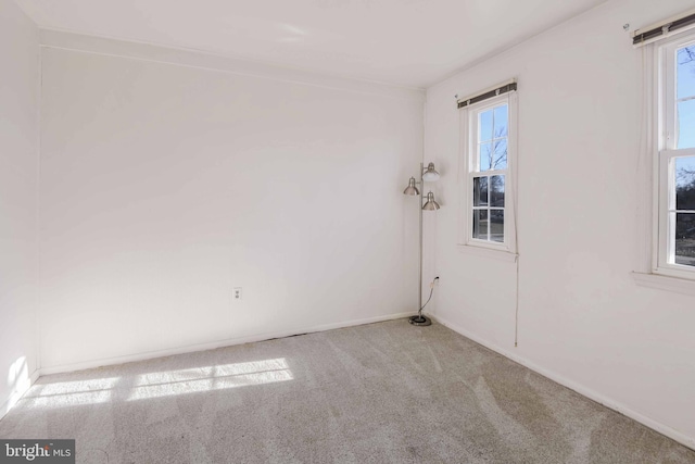 empty room with carpet floors