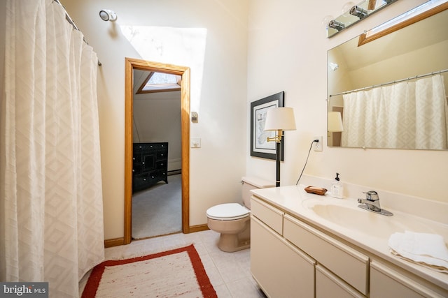 621 Paradise Hts, Oakland, MD 21550 - bathroom featuring toilet, tile patterned floors, and vanity