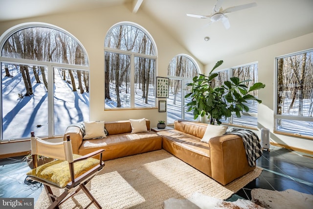 621 Paradise Hts, Oakland, MD 21550 - interior space featuring beamed ceiling