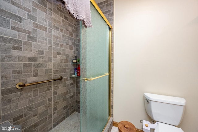 621 Paradise Hts, Oakland, MD 21550 - bathroom with toilet and a stall shower