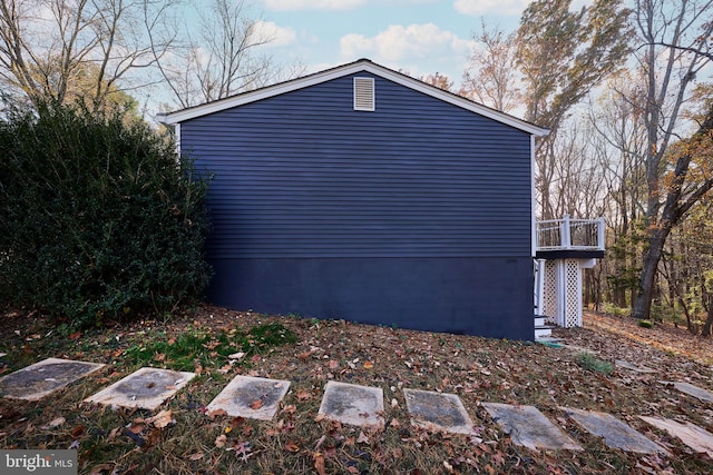 view of home's exterior