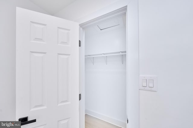 view of closet