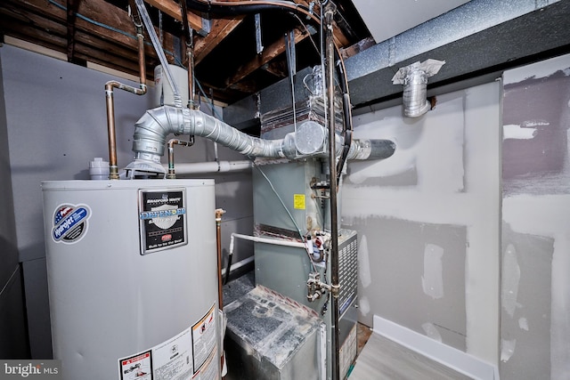 utilities with gas water heater