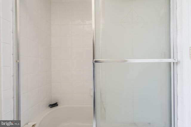 bathroom with plus walk in shower