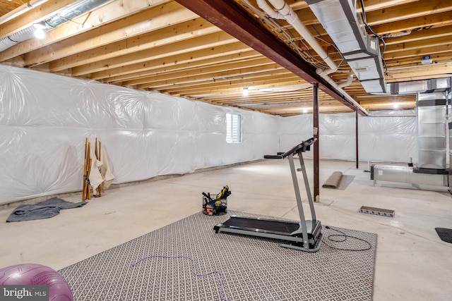 view of exercise room