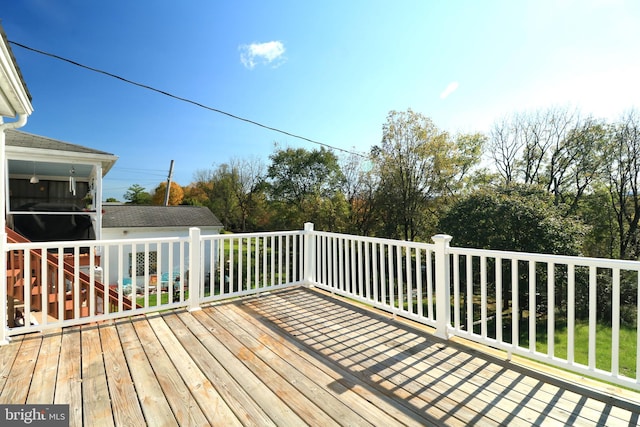 view of deck