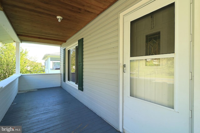 exterior space featuring a porch