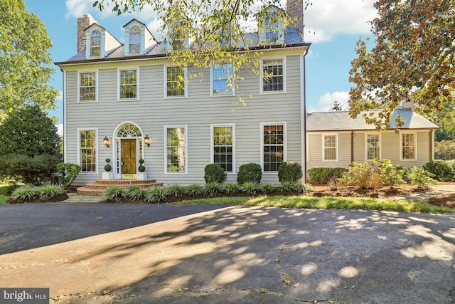 view of colonial-style house