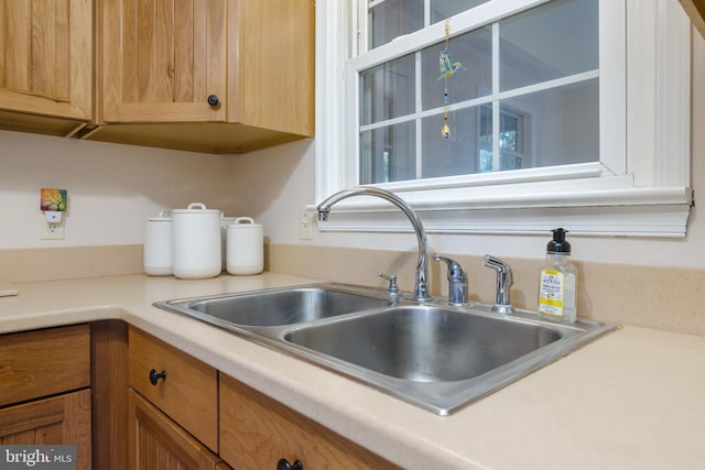 kitchen featuring sink