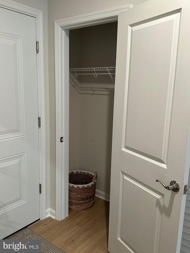 view of closet