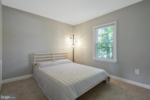 bedroom with carpet flooring