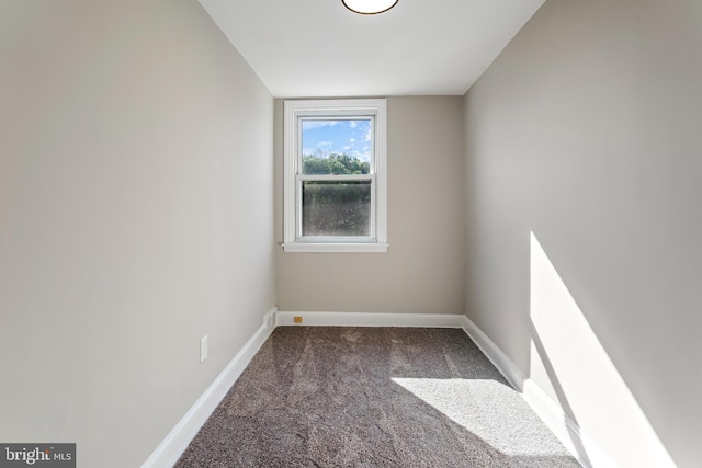 empty room with carpet floors