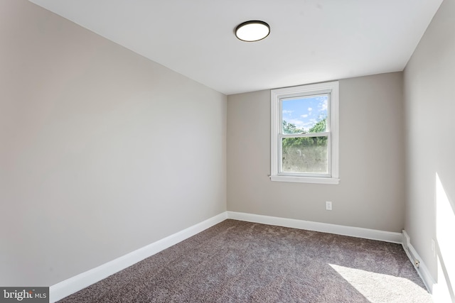 spare room featuring carpet flooring