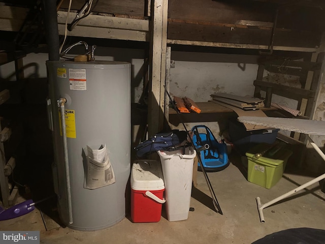 utilities featuring electric water heater