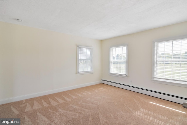 333 Carter Rd, Princeton, NJ 08540 - empty room with a baseboard radiator, carpet, and a smoke detector