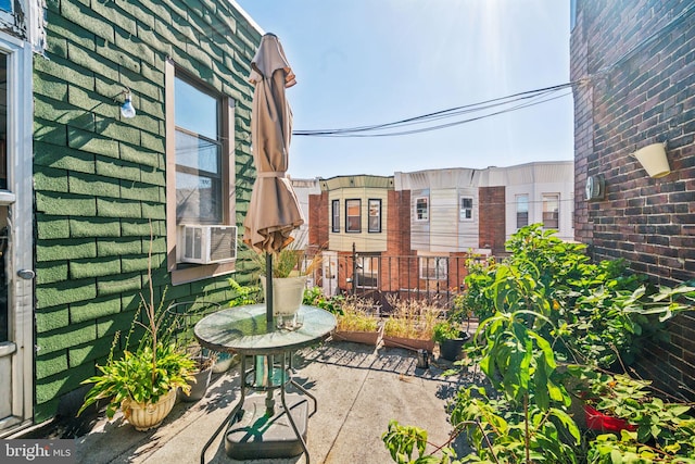 view of patio / terrace with cooling unit