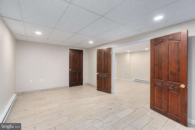 273 Four Seasons Dr, Drums, PA 18222 - unfurnished room featuring recessed lighting, baseboard heating, a baseboard radiator, and baseboards