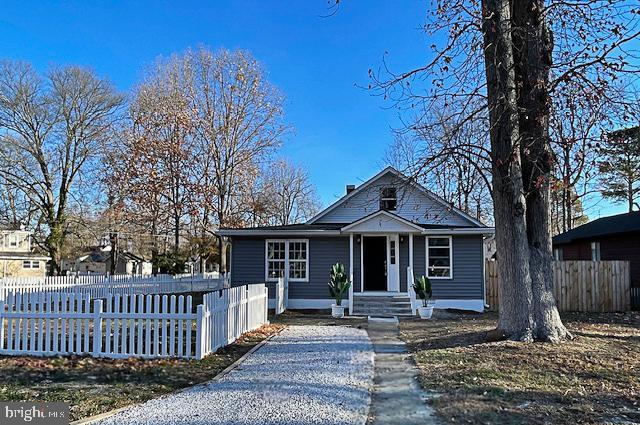 view of bungalow