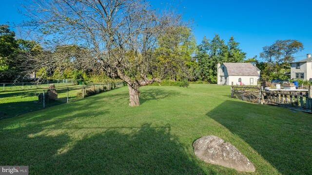 view of yard