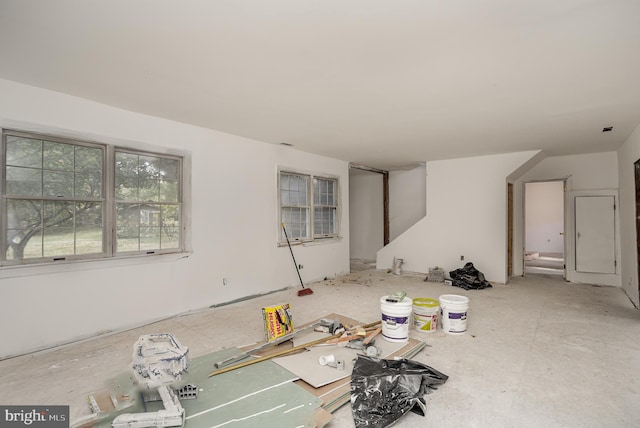 view of unfurnished living room