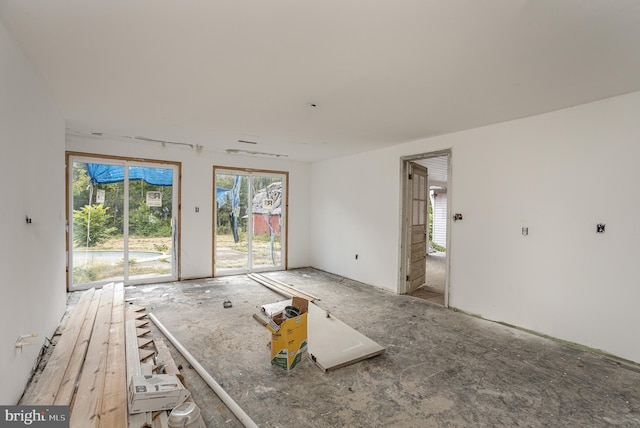 view of unfurnished living room