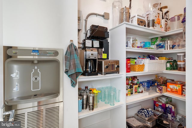 view of pantry