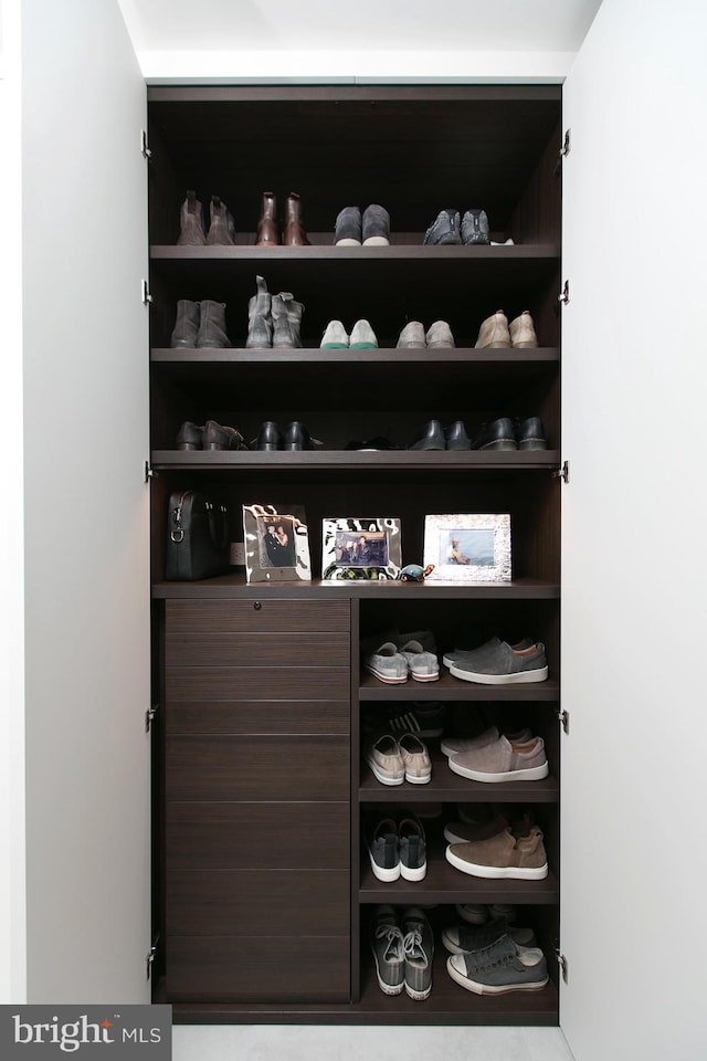 view of closet