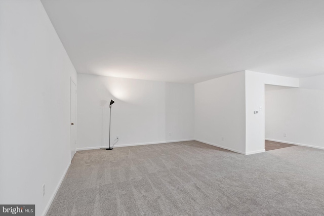 empty room with light carpet