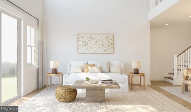 bedroom featuring light hardwood / wood-style flooring