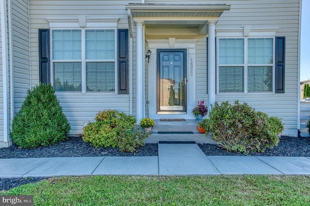 view of entrance to property