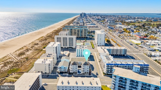 9 134th St Unit 9B, Ocean City, MD 21842 - birds eye view of property featuring a view of the beach and a water view
