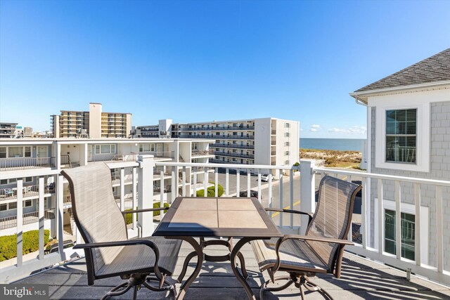 9 134th St Unit 9B, Ocean City, MD 21842 - balcony with a view of city and a water view