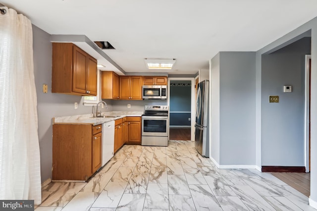 kitchen featuring sink and stainless steel appliances