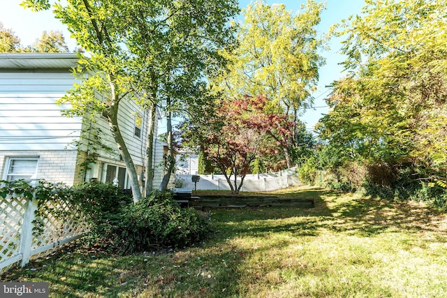 view of yard