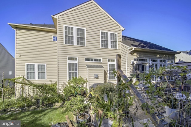 view of rear view of house