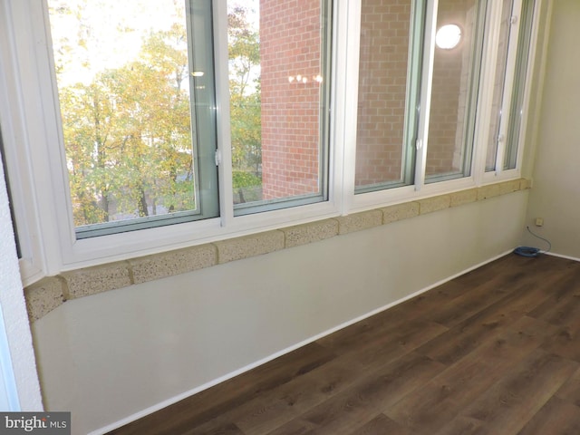 interior details featuring wood-type flooring