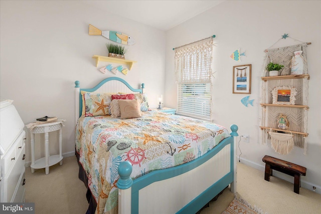 bedroom featuring carpet floors