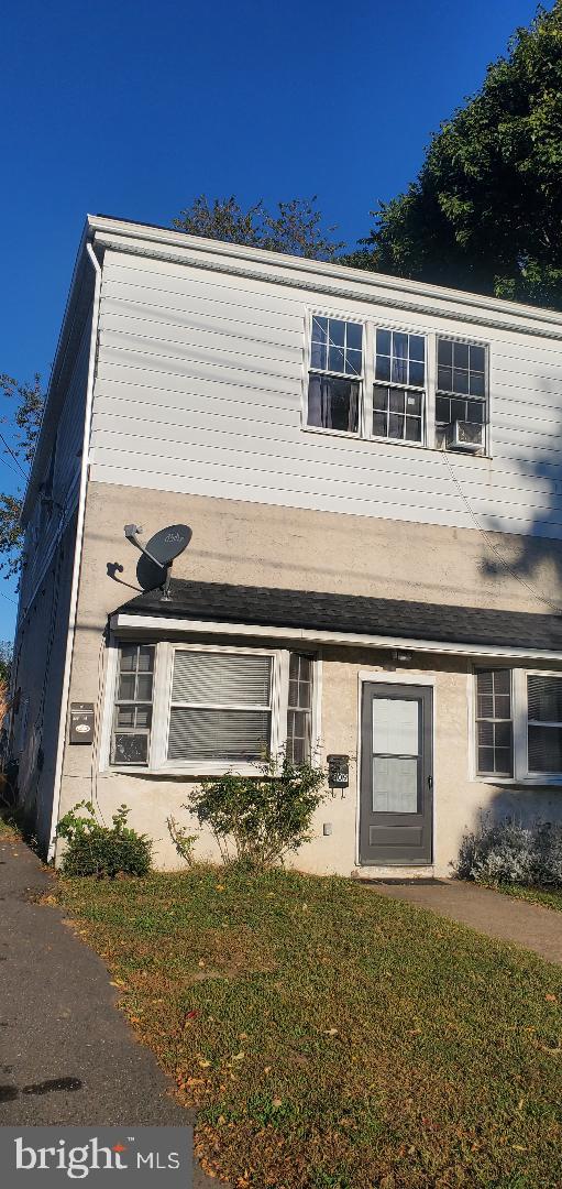 view of property with a front yard